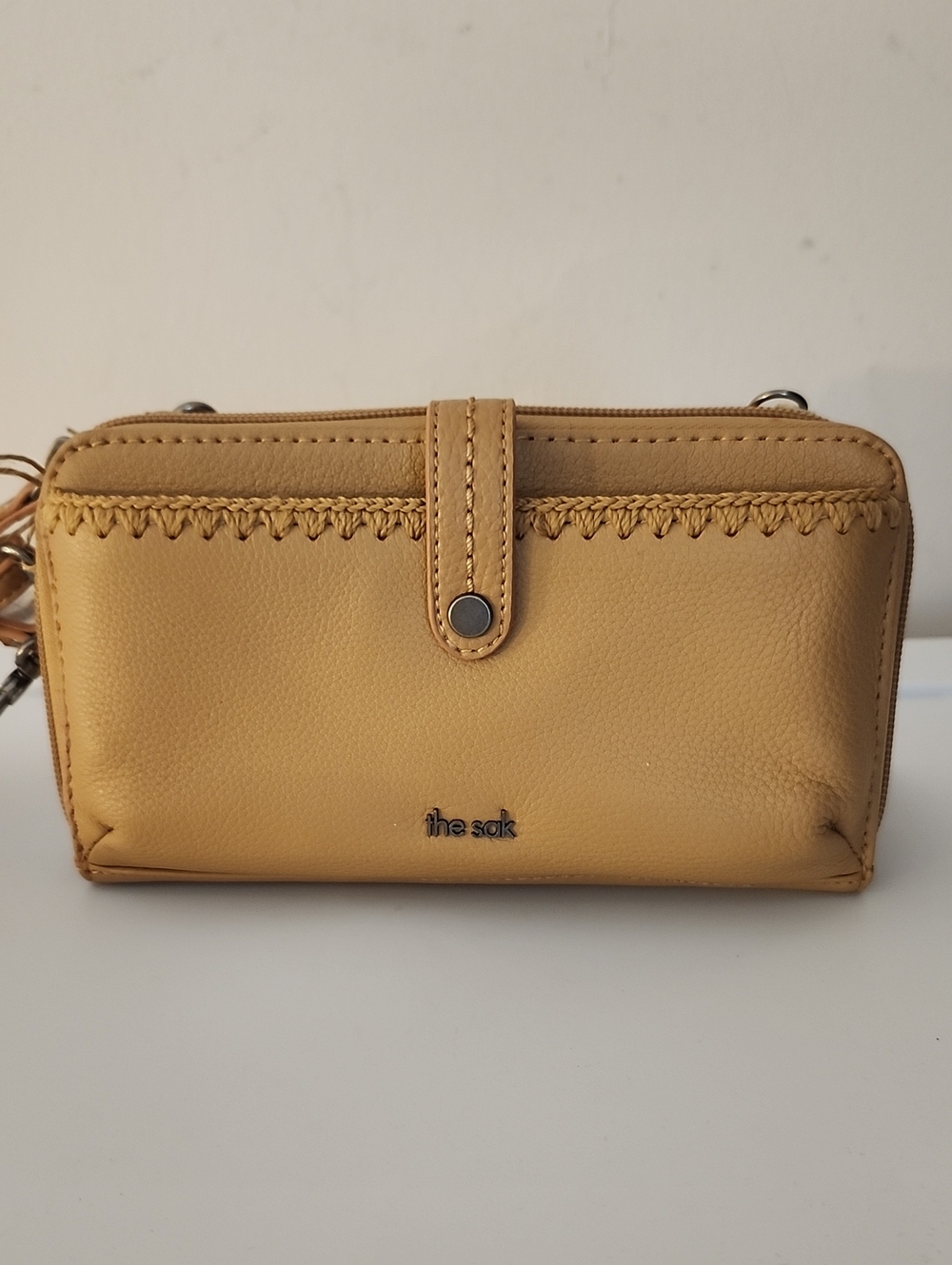 The Sak Crossbody Wallet in Tan - Picture 2 of 11